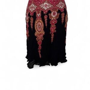 Vintage Angie Women's Beaded Midi Skirt